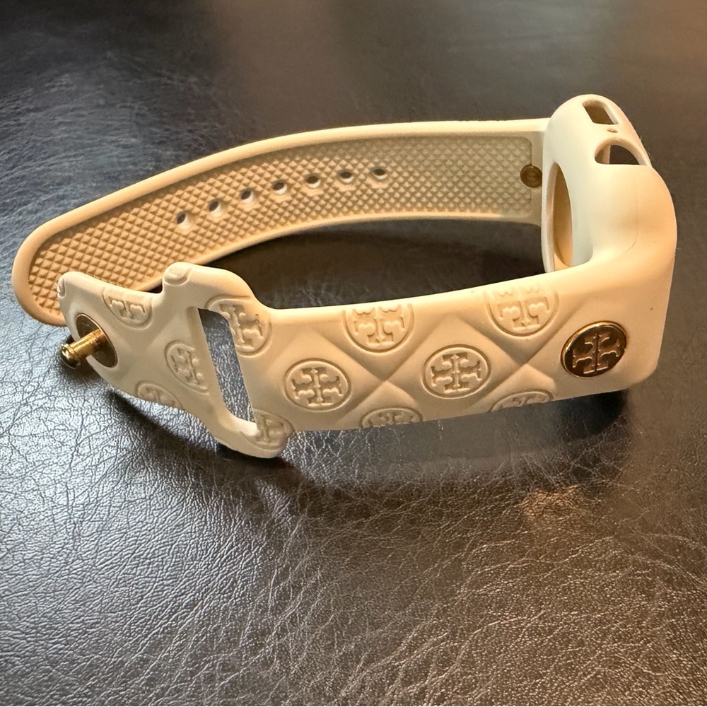 Tory Burch Ivory Apple Watch Band Series 7, 8, & 9 - Picture 2 of 5